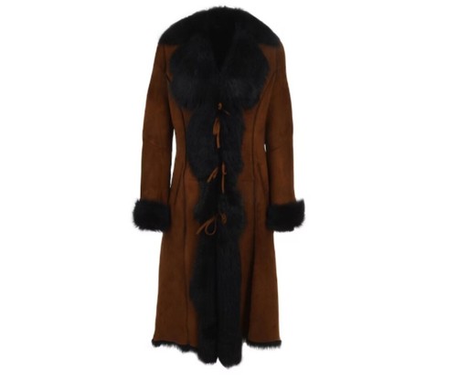 Cappotto lungo donna - , pelle