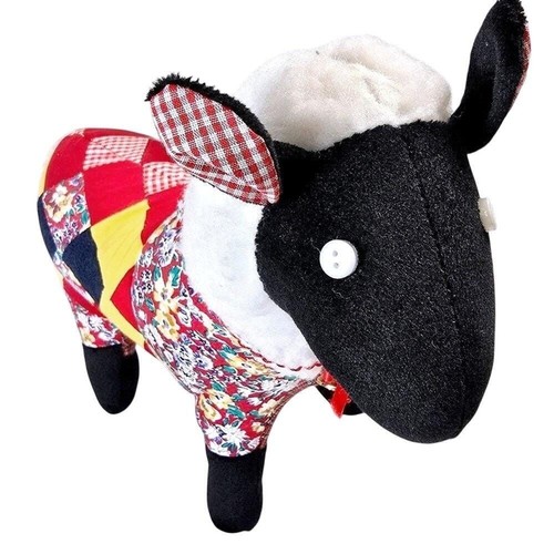 Peluche pecora patchwork