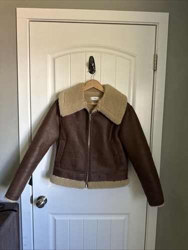 Giacca shearling marrone - in,
